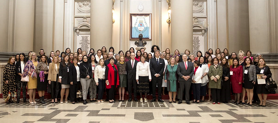 Teresa Day fue parte del encuentro iberoamericano de mujeres magistradas