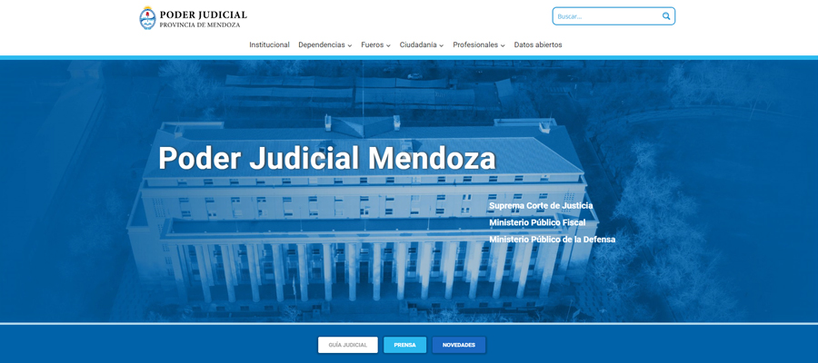 Ya está funcionado el nuevo portal del Poder Judicial