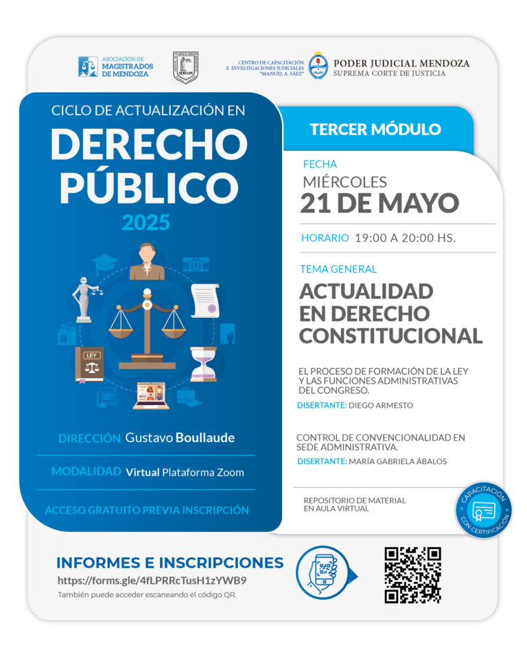 Ciclo de Actualización en Derecho Público – Tercer Módulo