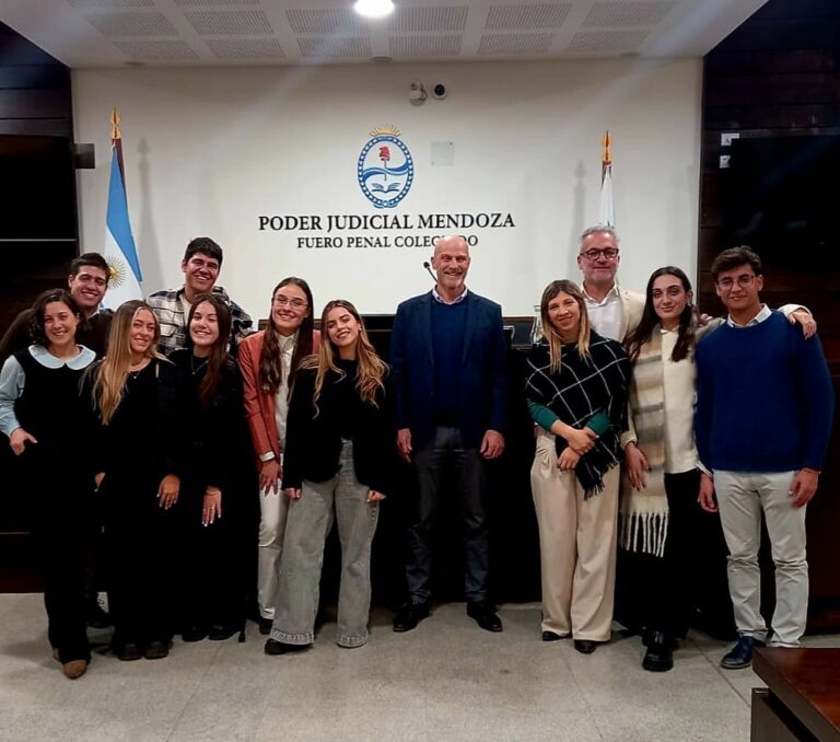 Estudiantes de la Universidad de Mendoza en San Rafael visitaron el Polo Judicial Penal