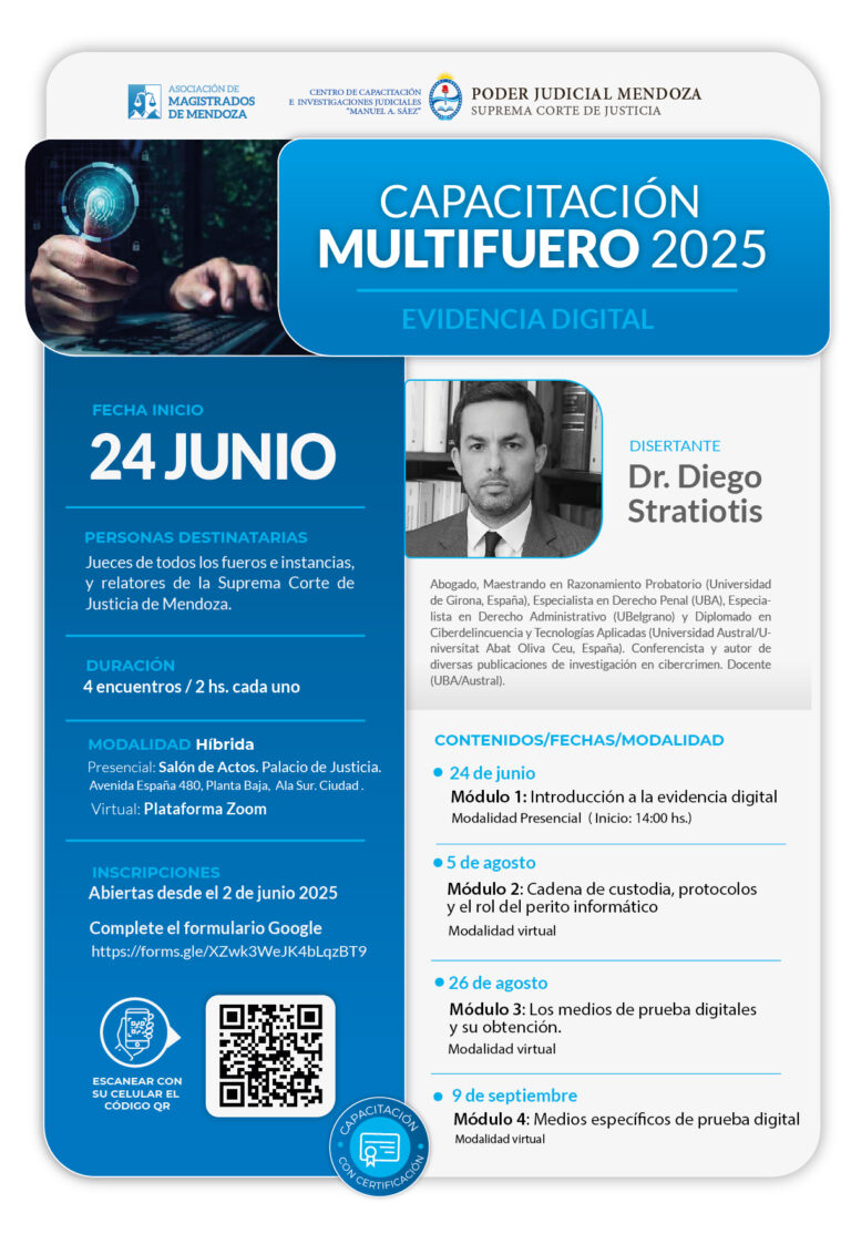 Capacitación Multifuero – Evidencia Digital