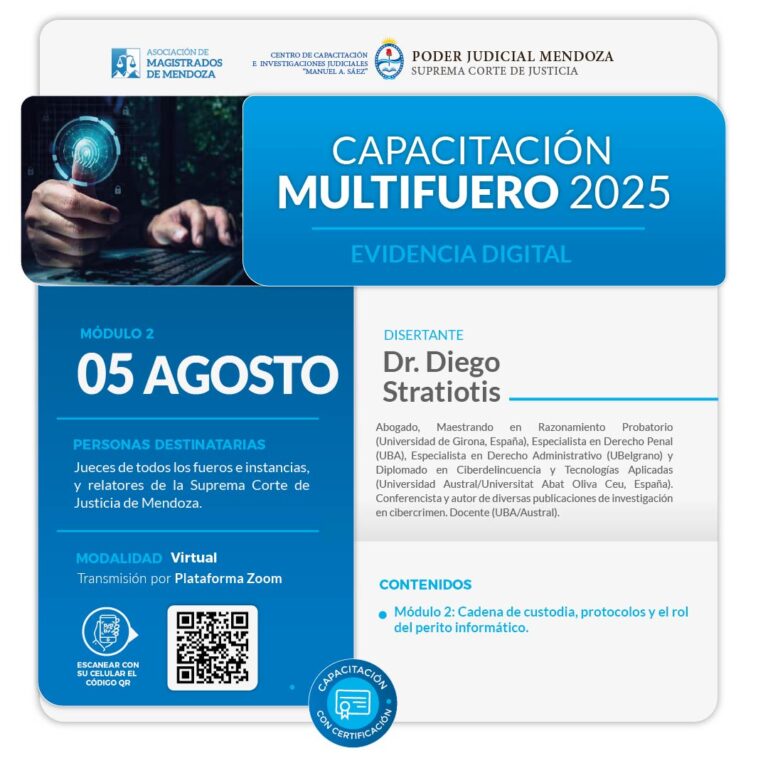 Capacitación Multifuero 2025 – Evidencia Digital – Módulo 2