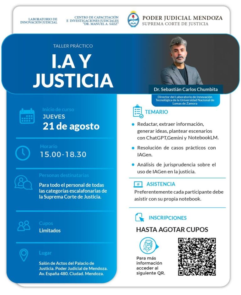Taller Práctico I.A. y Justicia