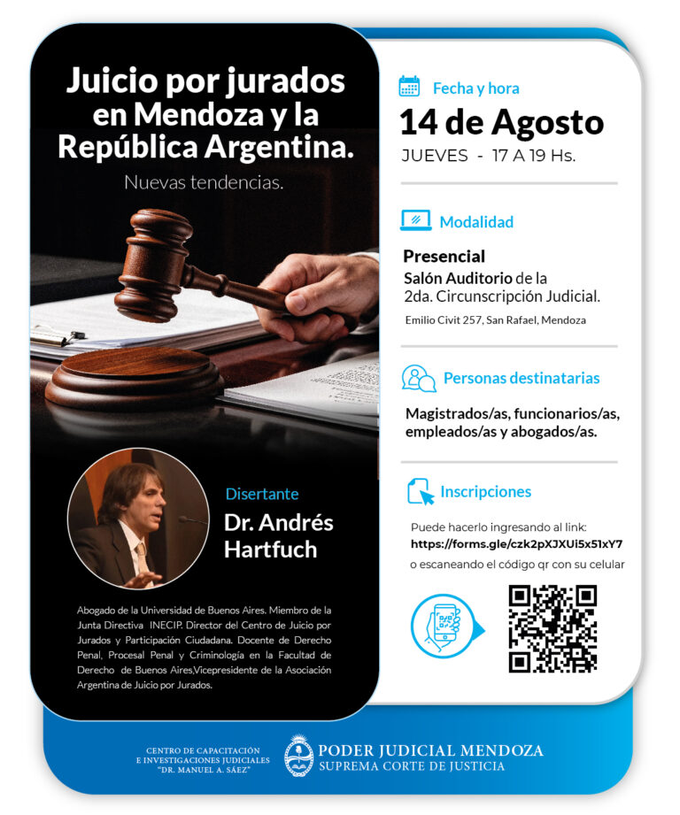 Juicio por jurados en Mendoza y la República Argentina – Nuevas tendencias