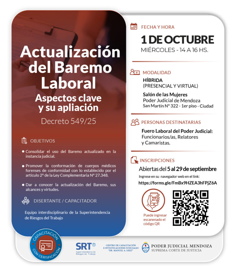 Actualización del Baremo Laboral. Aspectos clave y su aplicación