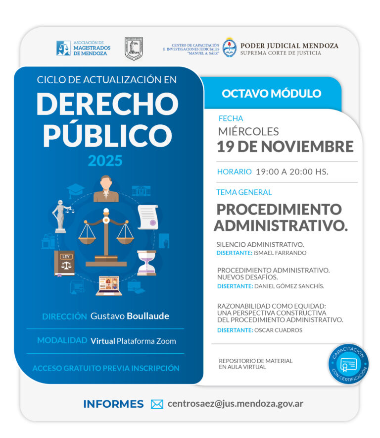 Ciclo de Actualización en Derecho Público – Módulo 8