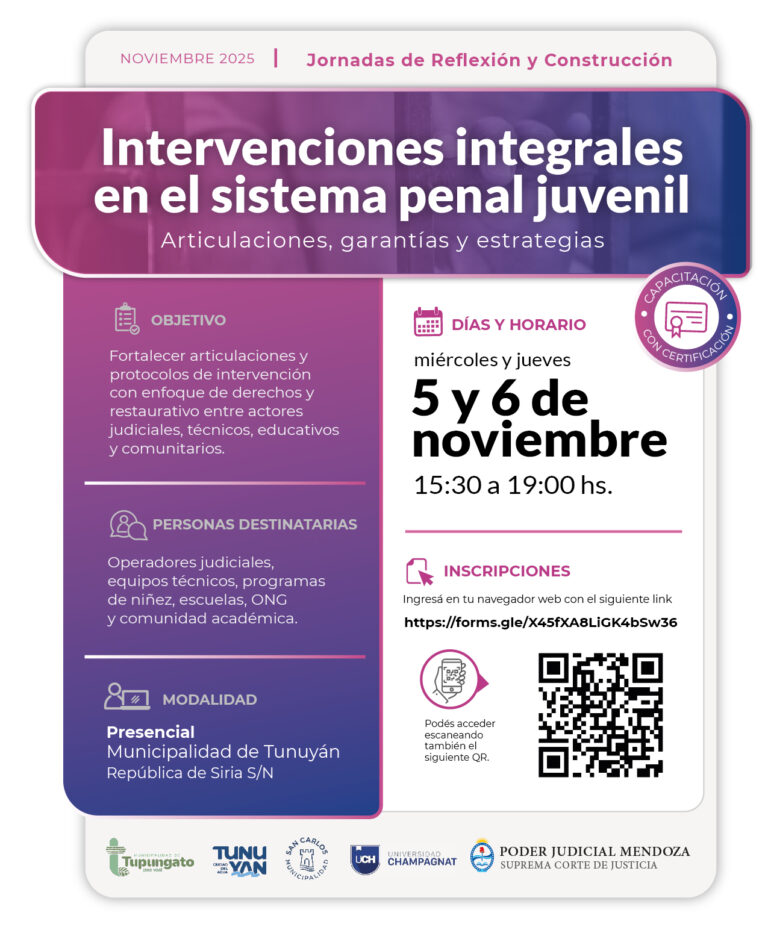 Intervenciones integrales en el Sistema Penal Juvenil