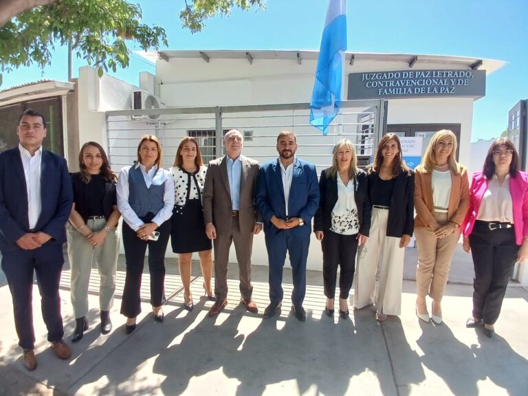 Se inauguró el nuevo edificio del Juzgado de Paz Contravencional y Familia de La Paz