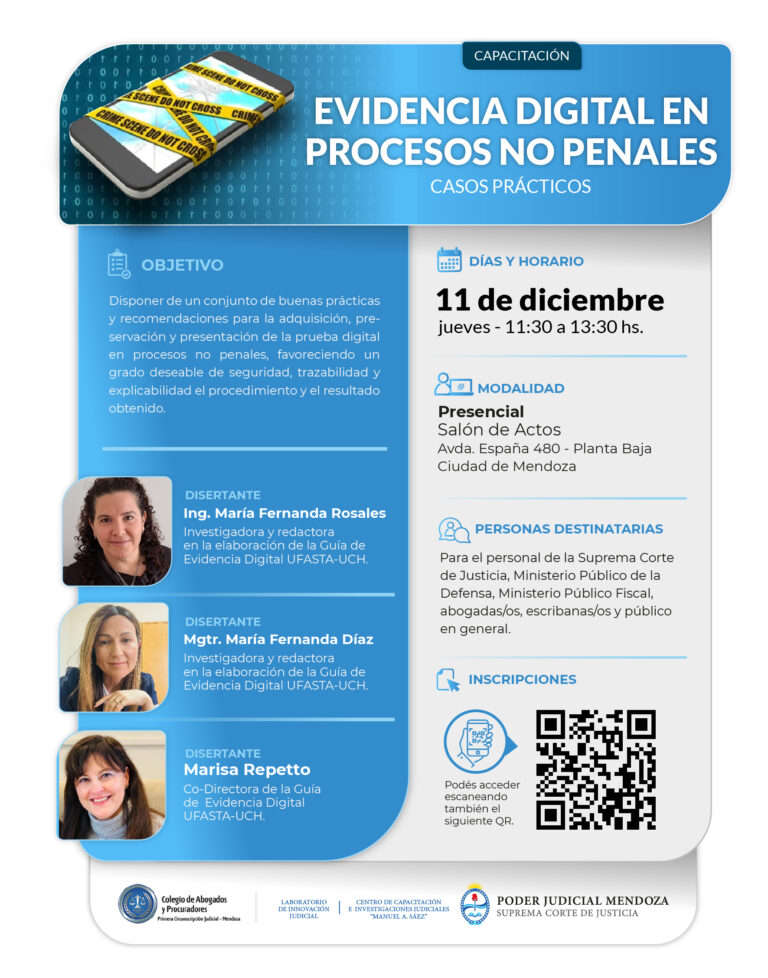 Evidencia Digital en procesos no penales. Casos prácticos.