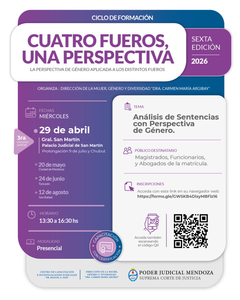 Cuatro fueros, una perspectiva – 6° Edición