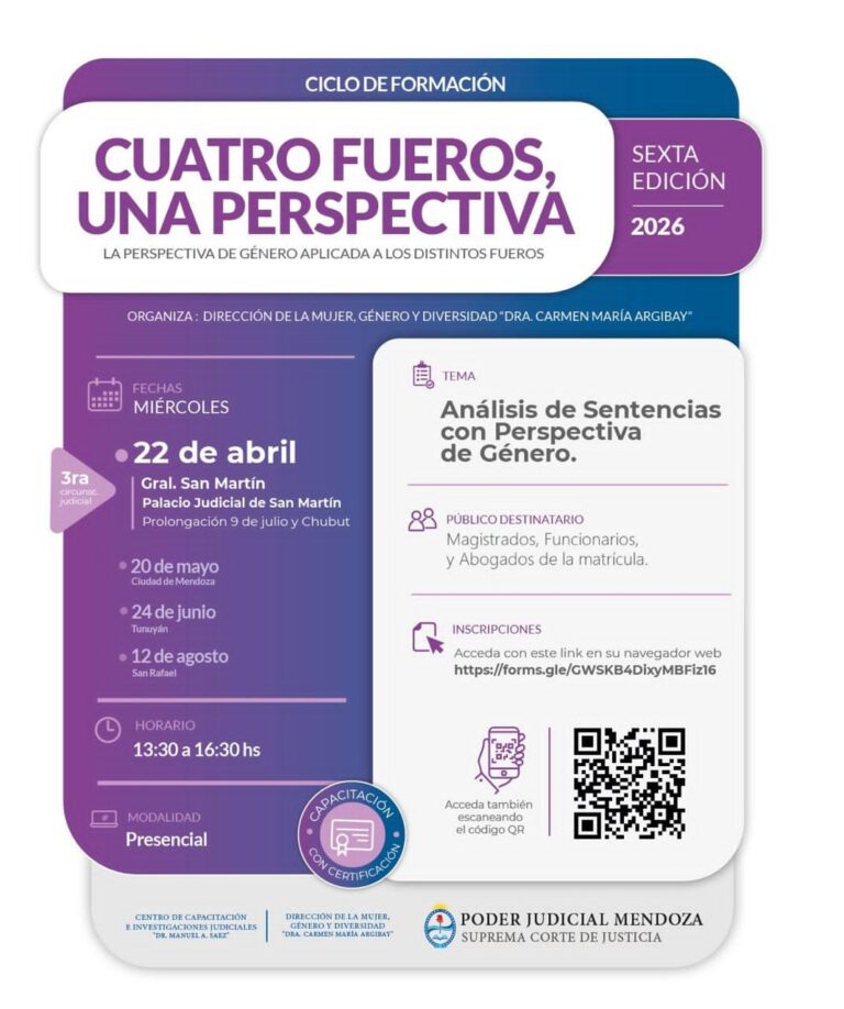 Cuatro fueros, una perspectiva – 6° Edición