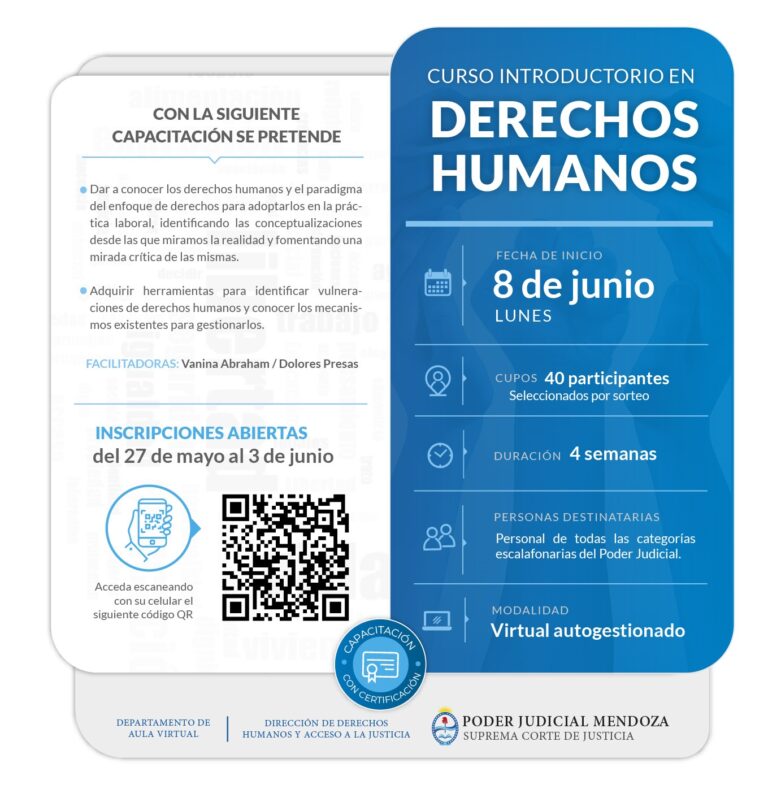 Curso Introductorio en Derechos Humanos