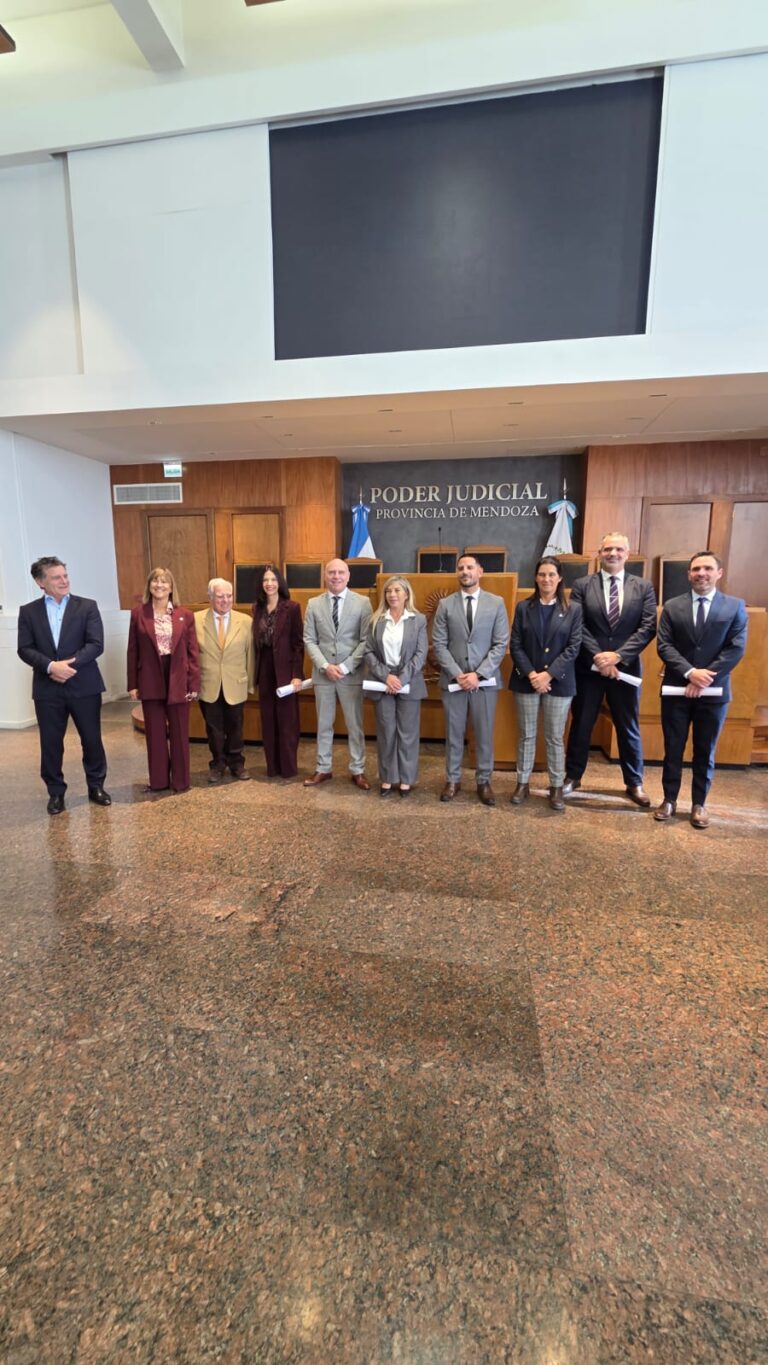 Juraron cinco jueces del Fuero Penal Colegiado de Mendoza