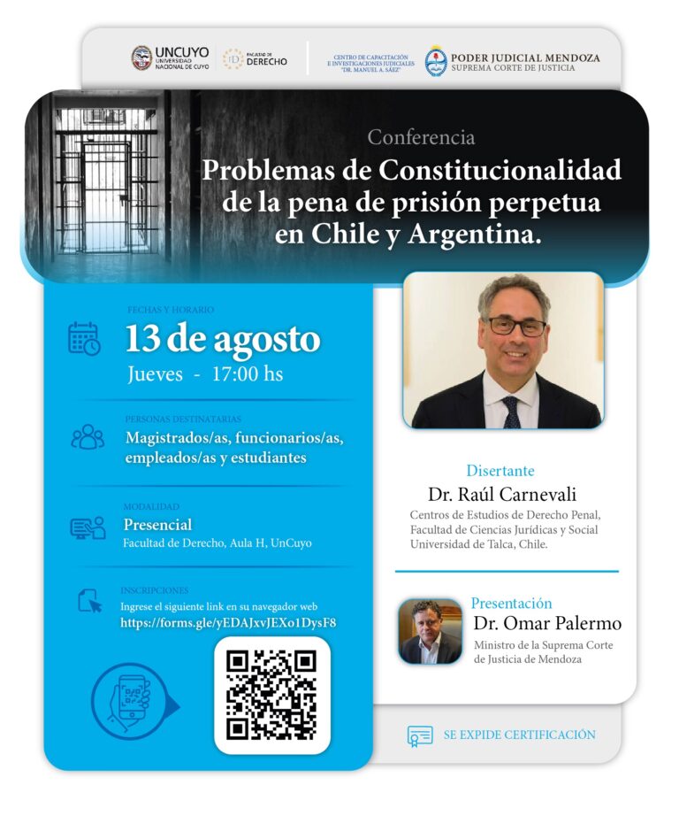 Problemas de Constitucionalidad de la pena de prisión perpetua en Chile y Argentina