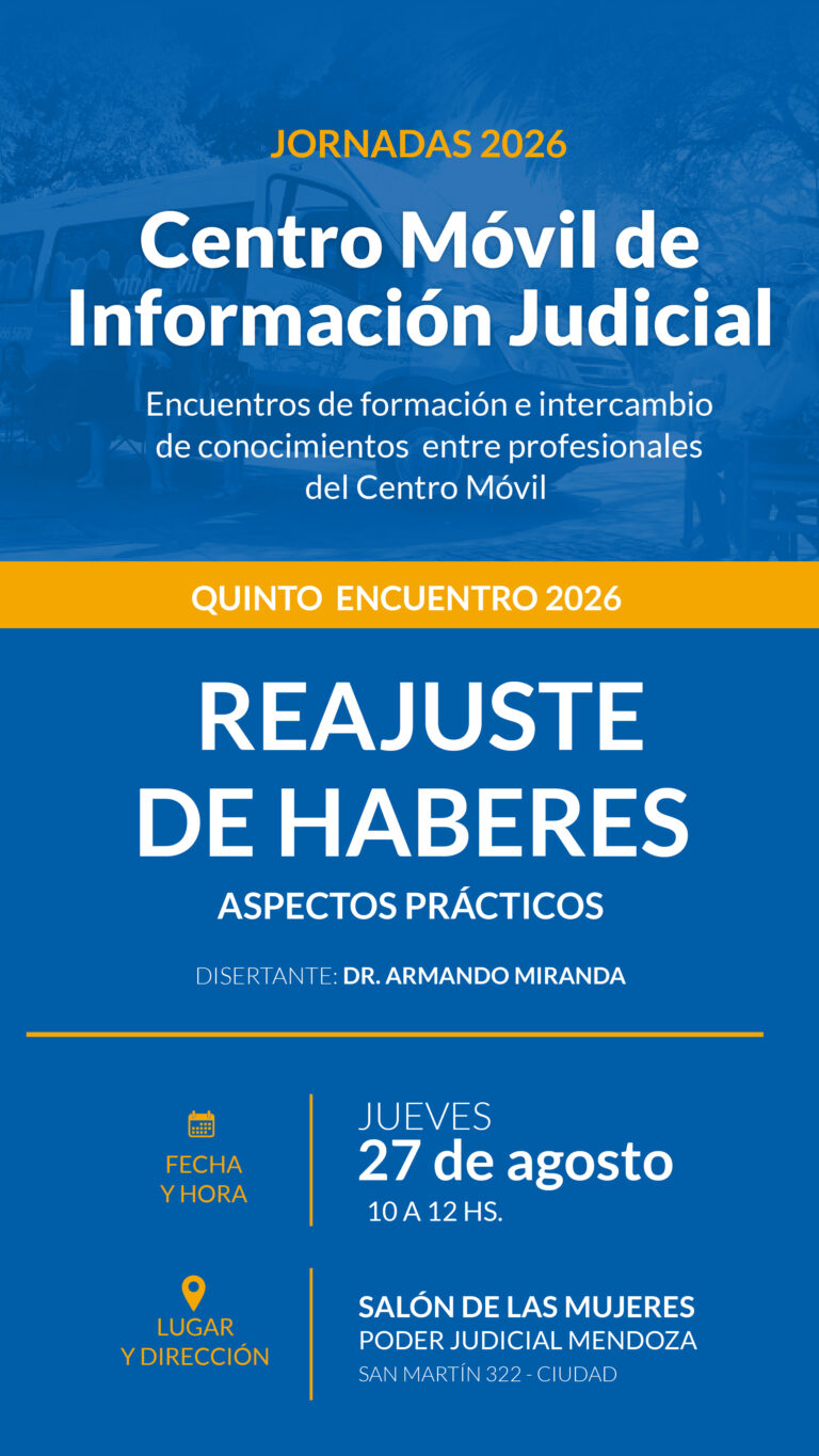 Capacitación: Reajuste de haberes previsionales