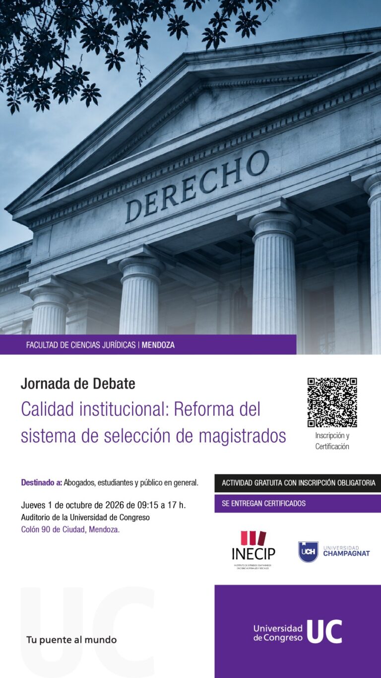 Jornada de Debate sobre la calidad institucional y la reforma del sistema de selección de magistrados