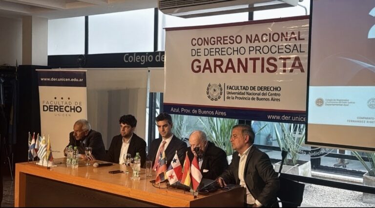 XX Congreso de Derecho Procesal Garantista: primera jornada en Azul